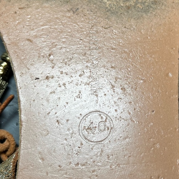 Ancient Greek Sandals Gold Size 40 - Picture 4 of 5